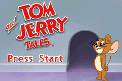 Tom and Jerry Tales title screen for GameBoy Advance